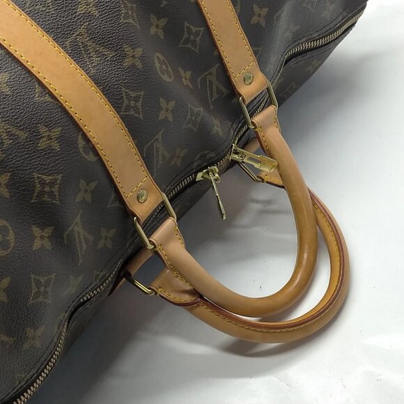 Louis Vuitton LV Boston Bag Keepall 50 Brown Monogram 674-031025 - Picture 6 of 9